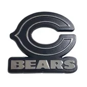 Fan Mats Chicago Bears 3D Chromed Metal Emblem