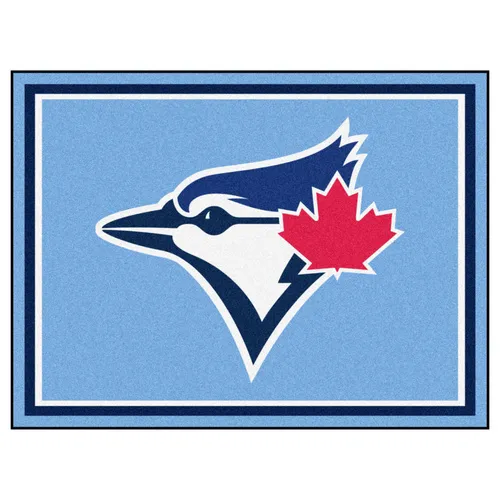 Fan Mats Toronto Blue Jays 8Ft. X 10 Ft. Plush Area Rug