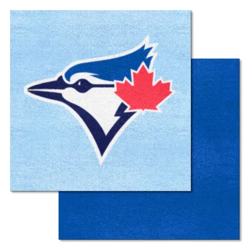 Fan Mats Toronto Blue Jays Team Carpet Tiles - 45 Sq Ft.