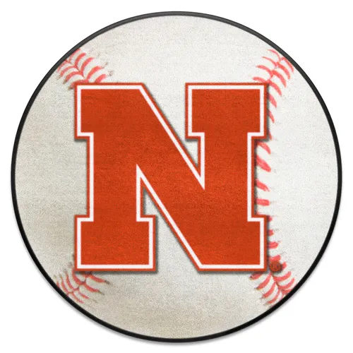 Fan Mats Nebraska Cornhuskers Baseball Rug - 27In. Diameter
