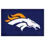 Fan Mats Denver Broncos Ulti-Mat Rug - 5Ft. X 8Ft.