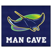 Fan Mats Tampa Bay Rays Man Cave Tailgater Rug - 5Ft. X 6Ft.