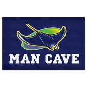 Fan Mats Tampa Bay Rays Man Cave Ultimat Rug - 5Ft. X 8Ft.