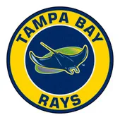 Fan Mats Tampa Bay Rays Roundel Rug - 27In. Diameter