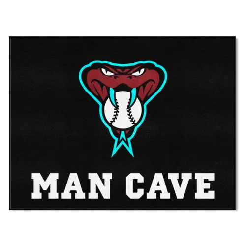 Fan Mats Arizona Diamondbacks Man Cave All-Star Rug - 34 In. X 42.5 In.