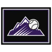 Fan Mats Colorado Rockies 8Ft. X 10 Ft. Plush Area Rug