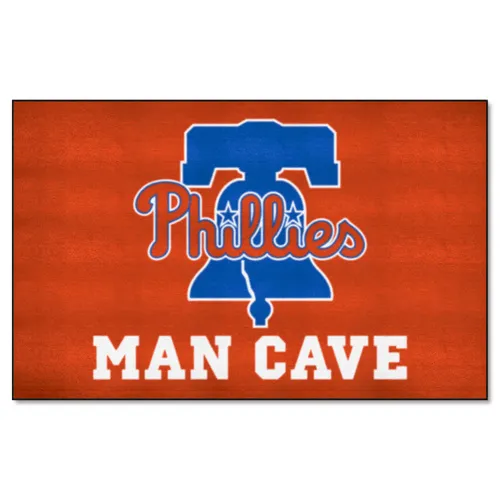 Fan Mats Philadelphia Phillies Man Cave Ultimat Rug - 5Ft. X 8Ft.