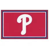 Fan Mats Philadelphia Phillies 4Ft. X 6Ft. Plush Area Rug