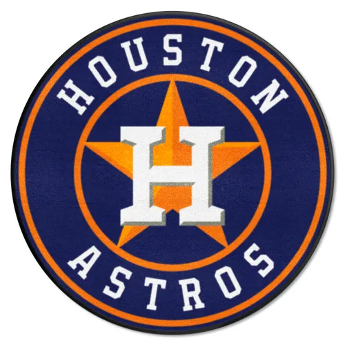 Fan Mats Houston Astros Roundel Rug - 27In. Diameter