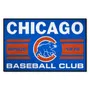 Fan Mats Chicago Cubs Starter Accent Rug - 19In. X 30In. Uniform Design