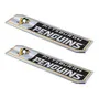 Fan Mats Pittsburgh Penguins 2 Piece Heavy Duty Aluminum Embossed Truck Emblem Set
