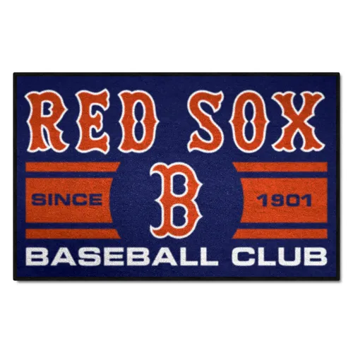 Fan Mats Boston Red Sox Starter Accent Rug - 19In. X 30In. Uniform Design