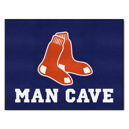 Fan Mats Boston Red Sox Man Cave All-Star Rug - 34 In. X 42.5 In.