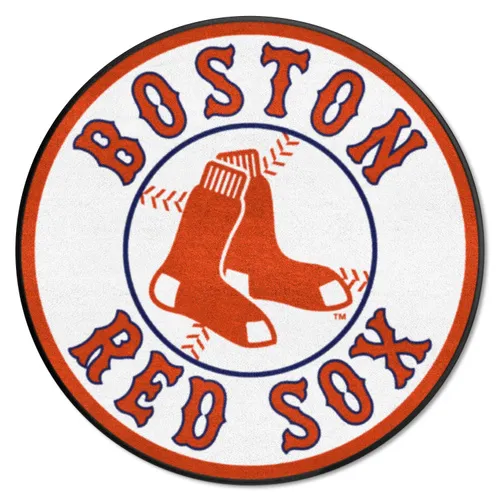 Fan Mats Boston Red Sox Roundel Rug - 27In. Diameter