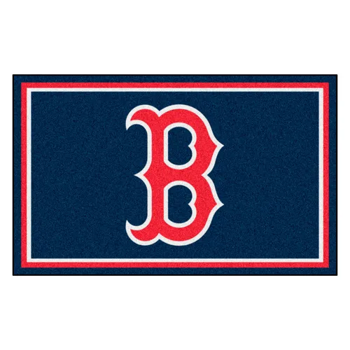 Fan Mats Boston Red Sox 4Ft. X 6Ft. Plush Area Rug