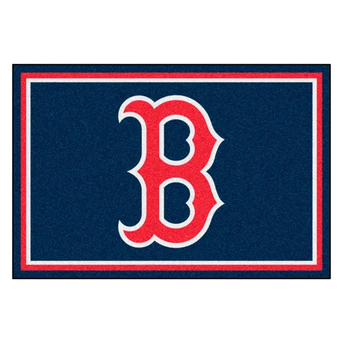 Fan Mats Boston Red Sox 5Ft. X 8 Ft. Plush Area Rug