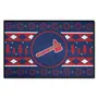 Fan Mats Atlanta Braves Holiday Sweater Starter Accent Rug - 19In. X 30In.