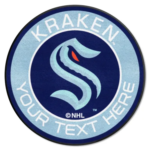 Fan Mats Seattle Kraken Roundel Rug - 27In. Diameter