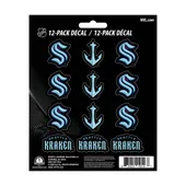 Fan Mats Seattle Kraken 12 Count Mini Decal Sticker Pack