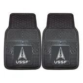 Fan Mats U.S. Space Force Heavy Duty Car Mat Set - 2 Pieces