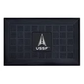 Fan Mats U.S. Space Force Heavy Duty Vinyl Medallion Door Mat - 19.5In. X 31In.