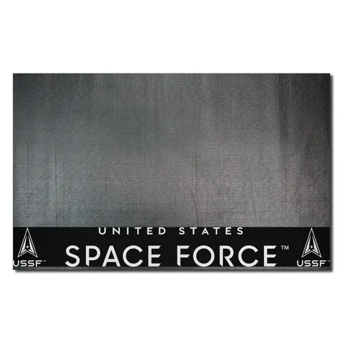 Fan Mats U.S. Space Force Vinyl Grill Mat - 26In. X 42In.