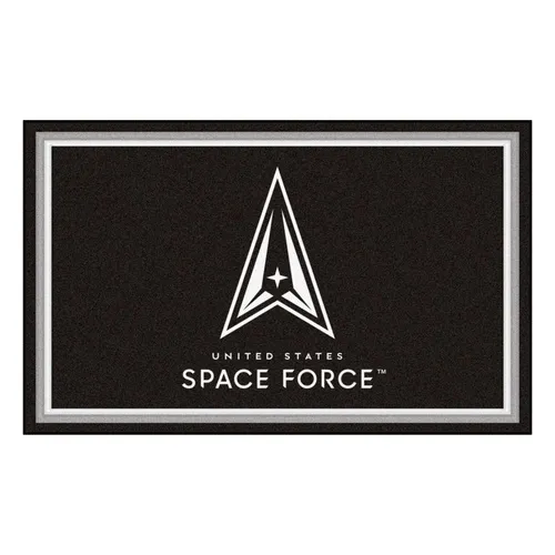 Fan Mats U.S. Space Force 4Ft. X 6Ft. Plush Area Rug