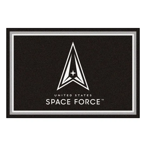 Fan Mats U.S. Space Force 5Ft. X 8 Ft. Plush Area Rug