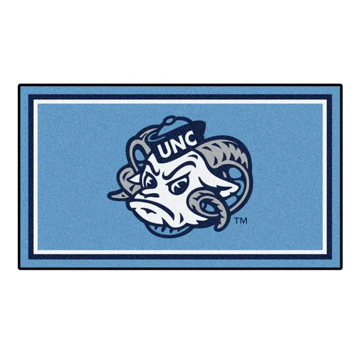 Fan Mats North Carolina Tar Heels 3Ft. X 5Ft. Plush Area Rug