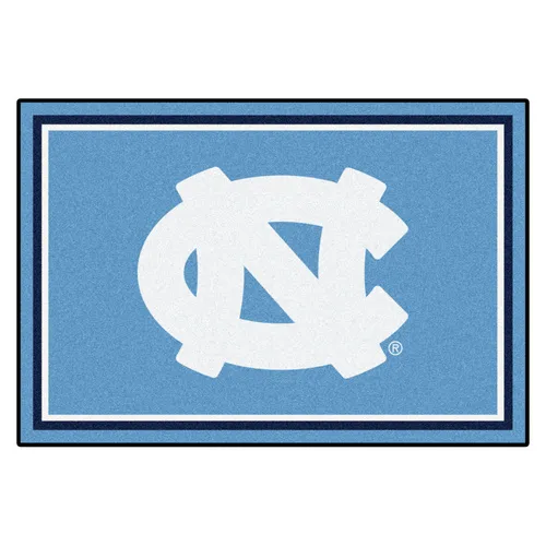 Fan Mats North Carolina Tar Heels 5Ft. X 8 Ft. Plush Area Rug