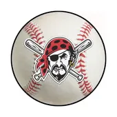 Fan Mats Pittsburgh Pirates Baseball Rug - 27In. Diameter