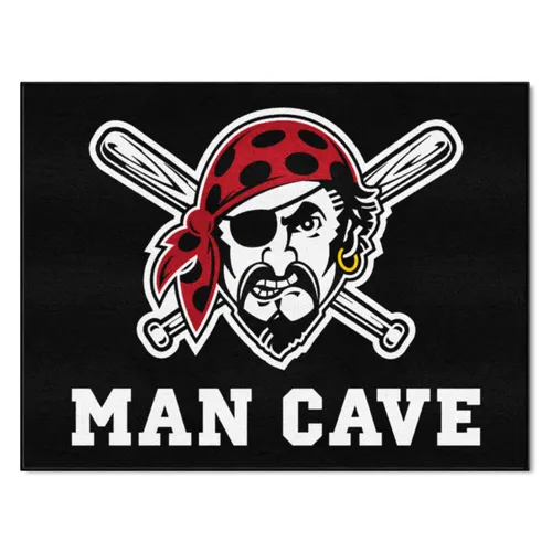Fan Mats Pittsburgh Pirates Man Cave All-Star Rug - 34 In. X 42.5 In.