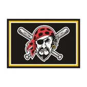 Fan Mats Pittsburgh Pirates 5Ft. X 8 Ft. Plush Area Rug