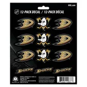 Fan Mats Anaheim Ducks 12 Count Mini Decal Sticker Pack