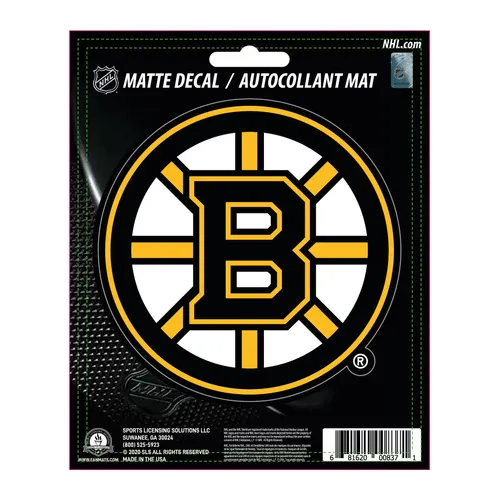 Fan Mats Boston Bruins Matte Decal Sticker