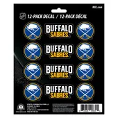 Fan Mats Buffalo Sabres 12 Count Mini Decal Sticker Pack