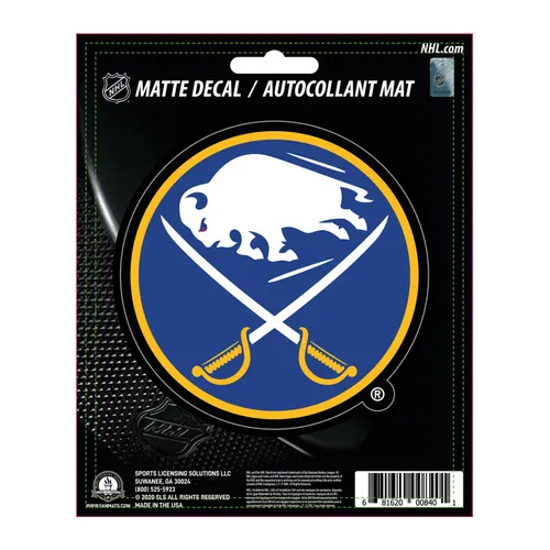 Fan Mats Buffalo Sabres Matte Decal Sticker