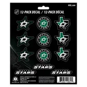 Fan Mats Dallas Stars 12 Count Mini Decal Sticker Pack