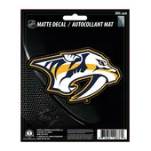 Fan Mats Nashville Predators Matte Decal Sticker