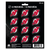 Fan Mats New Jersey Devils 12 Count Mini Decal Sticker Pack