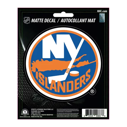 Fan Mats New York Islanders Matte Decal Sticker