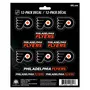 Fan Mats Philadelphia Flyers 12 Count Mini Decal Sticker Pack