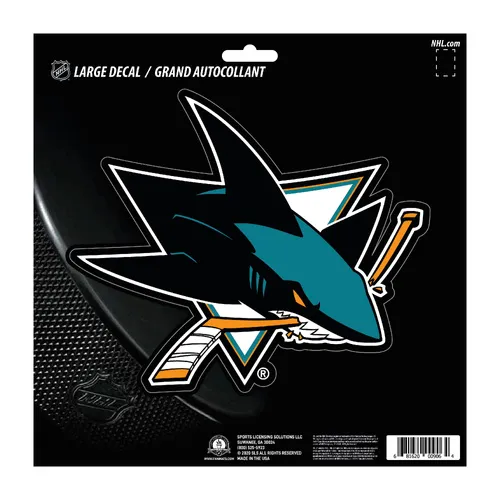 Fan Mats San Jose Sharks Large Decal Sticker