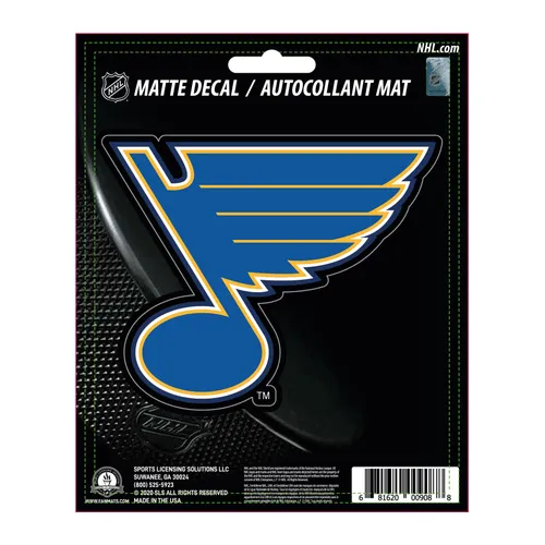 Fan Mats St. Louis Blues Matte Decal Sticker