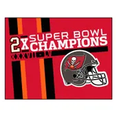 Fan Mats Tampa Bay Buccaneers All-Star Rug - 34 In. X 42.5 In. Plush Area Rug