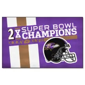 Fan Mats Baltimore Ravens Dynasty Ultimat Rug - 5Ft. X 8Ft.