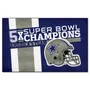 Fan Mats Dallas Cowboys Dynasty Ultimat Rug - 5Ft. X 8Ft.