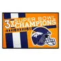 Fan Mats Denver Broncos Dynasty Starter Accent Rug - 19In. X 30In.