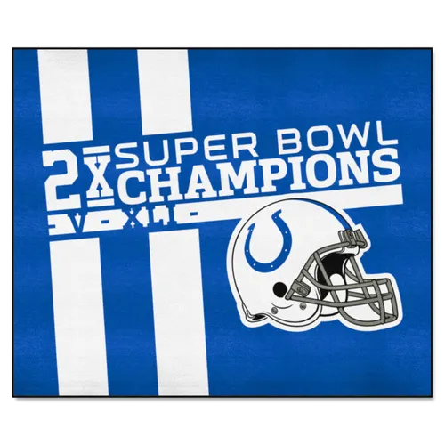 Fan Mats Indianapolis Colts Dynasty Tailgater Rug - 5Ft. X 6Ft.