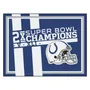 Fan Mats Indianapolis Colts Dynasty 8Ft. X 10Ft. Plush Area Rug